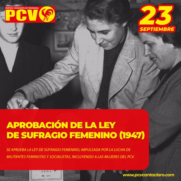 Aprobación de la Ley de sufragio femenino