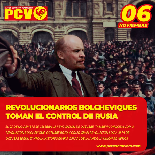 Lenin y los revolucionarios Bolcheviques toman Rusia