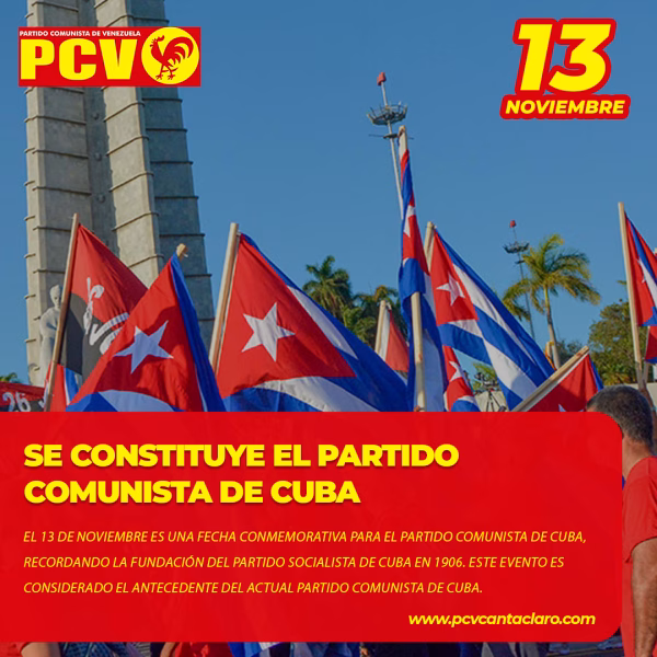 Se constituye el Partido Comunista de Cuba